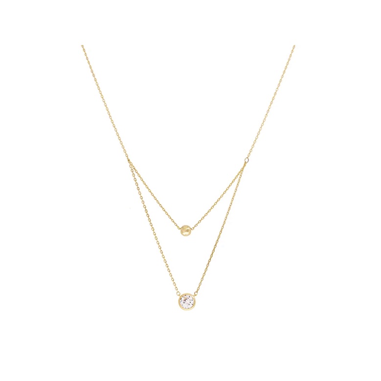 New Marlyn Schiff Double Layered Necklace 19$